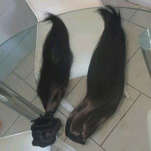 24 in clip in extensions and pony!